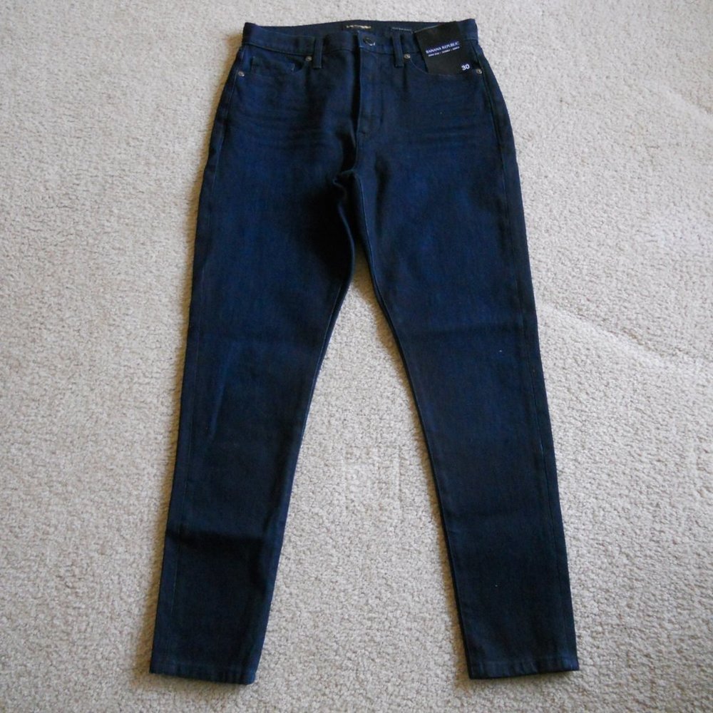 Banana Republic High-Rise Skinny Ankle Jean size 30